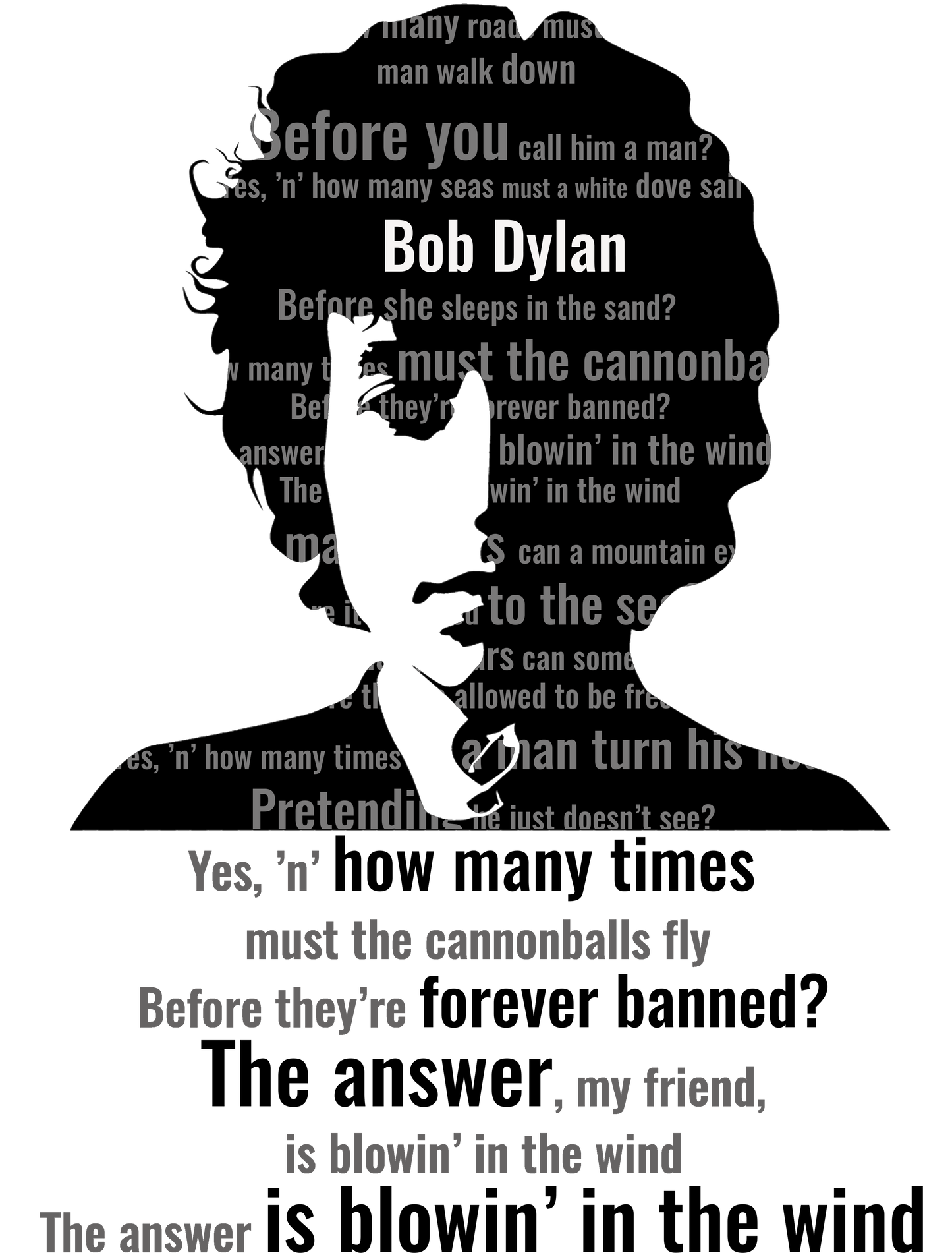 Bob Dylan Half Sleeves Unisex T-shirt