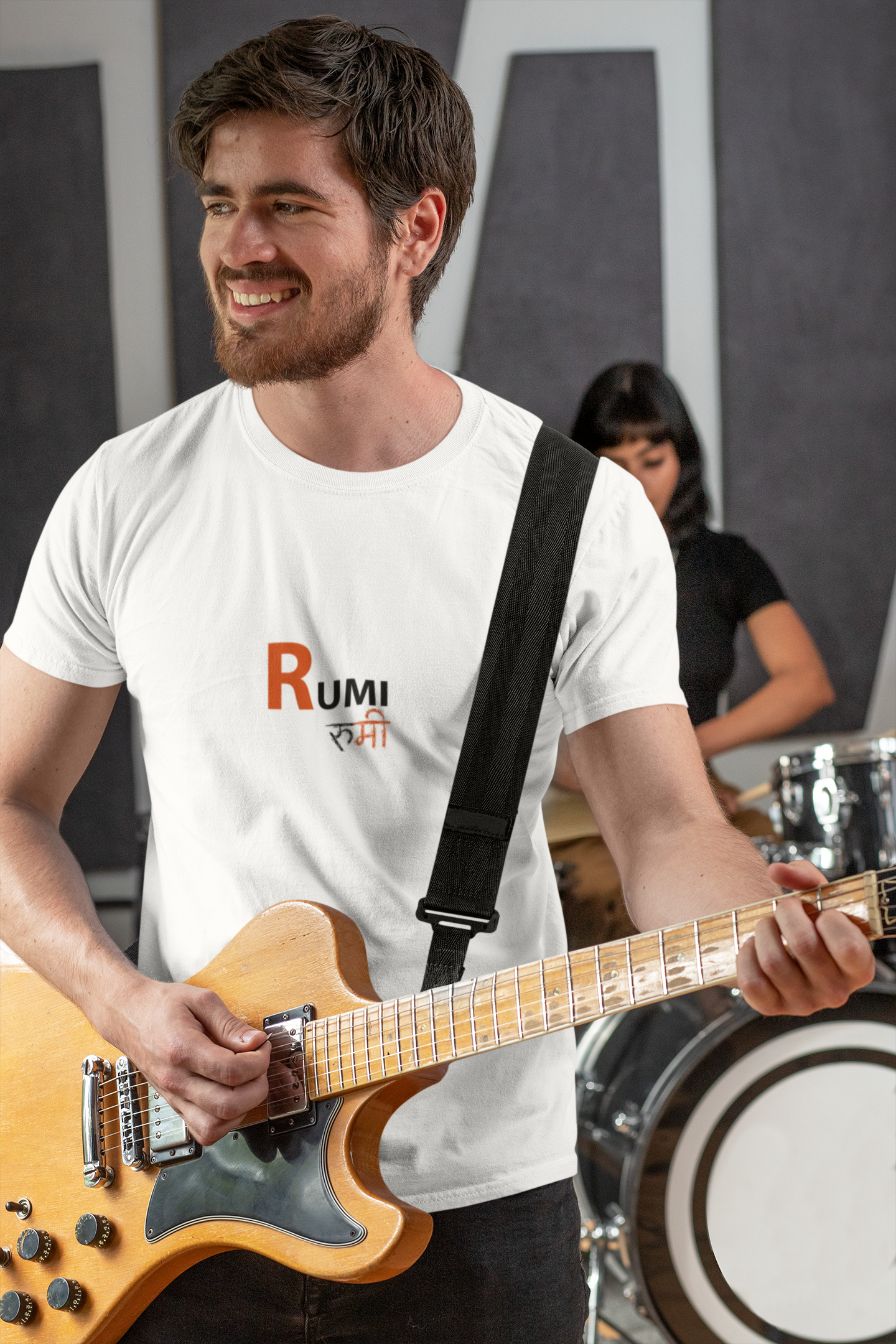 Rumi Half Sleeves Unisex T-Shirt